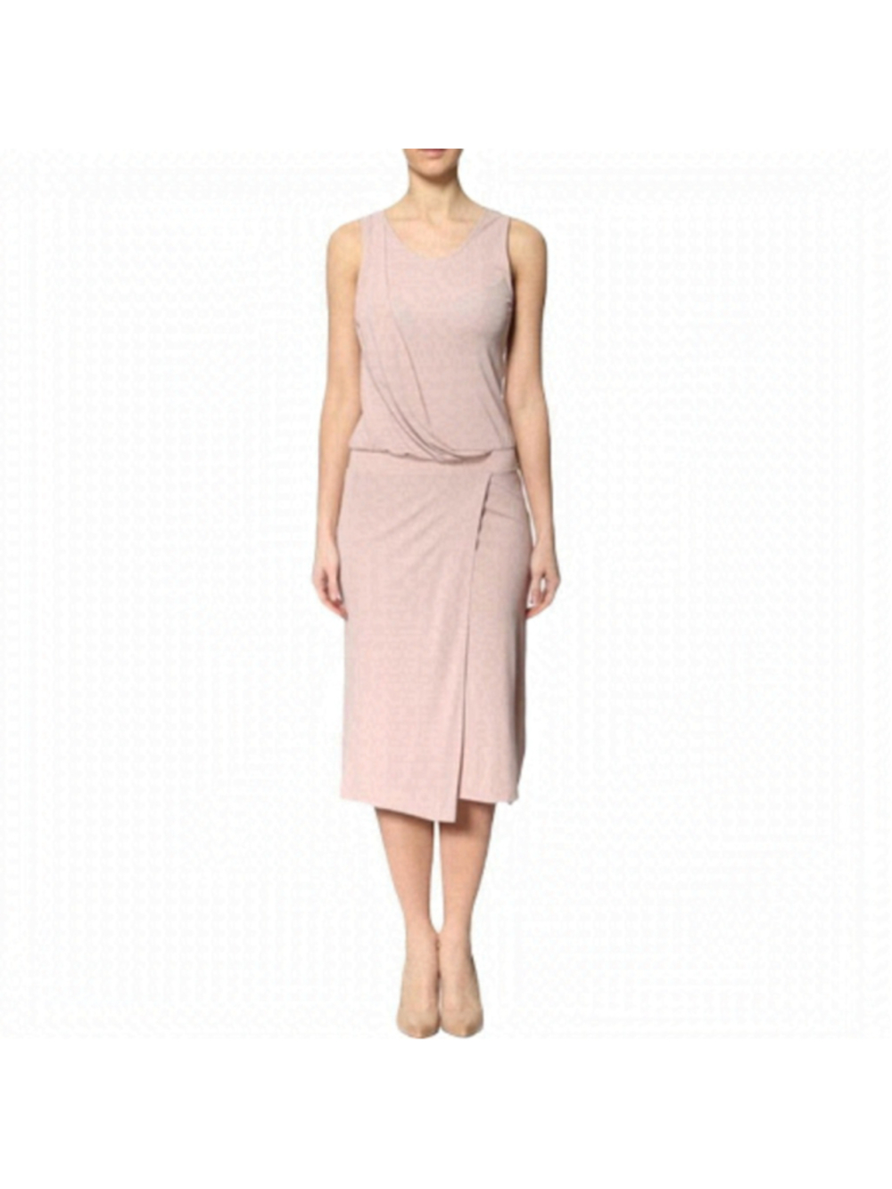 Filippa K Dusty Pink Viscose Drape Tank Dress XS